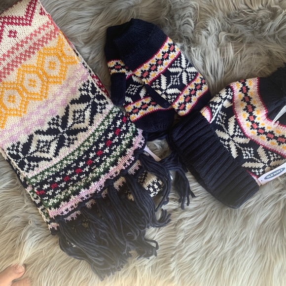 hat mittens scarf set